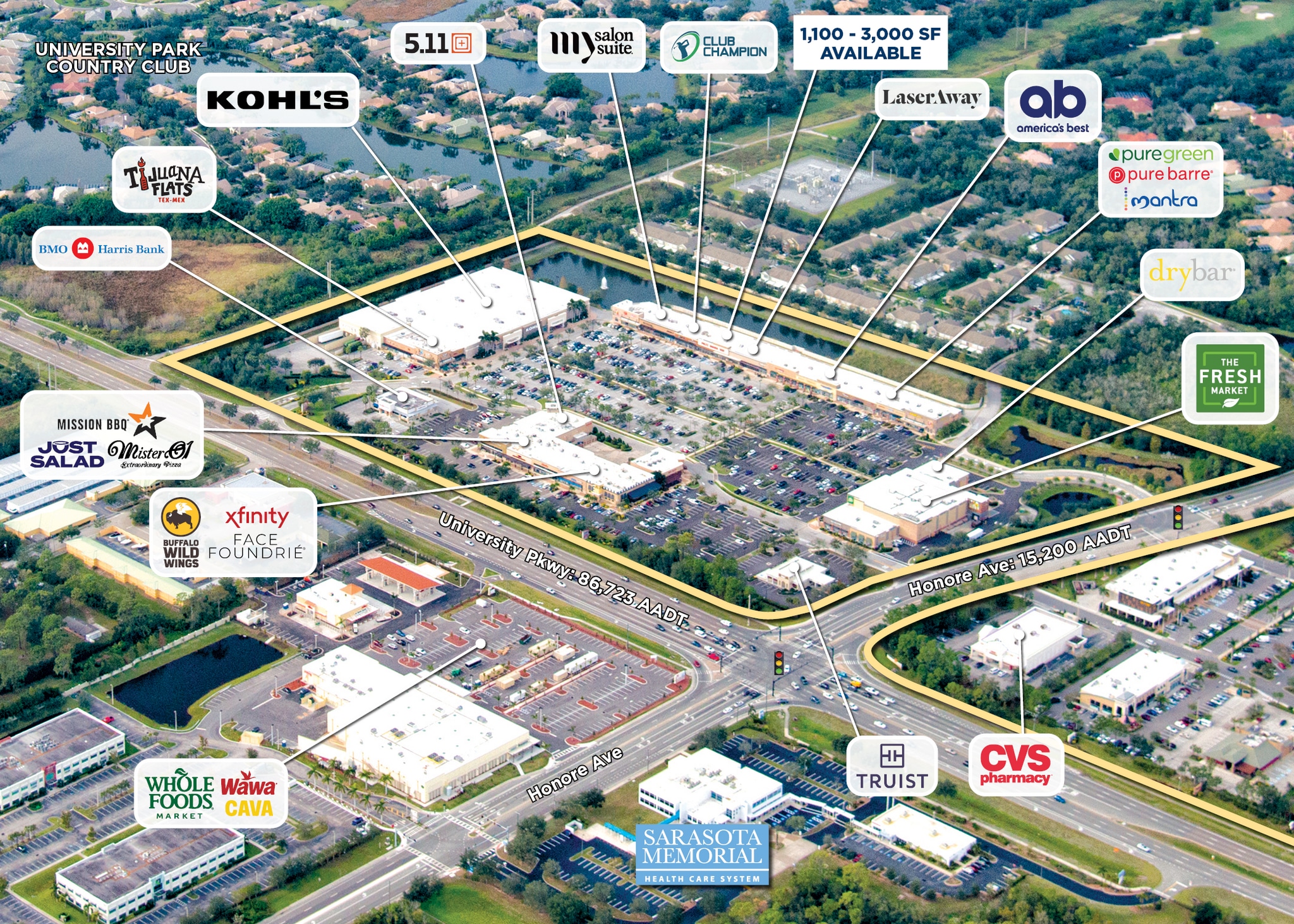 5205-5275 University Pky, University Park, FL à louer Photo de l’immeuble– Image 1 sur 1