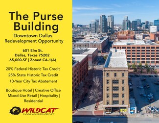 Plus de détails pour 601 Elm St, Dallas, TX - Bureau à vendre