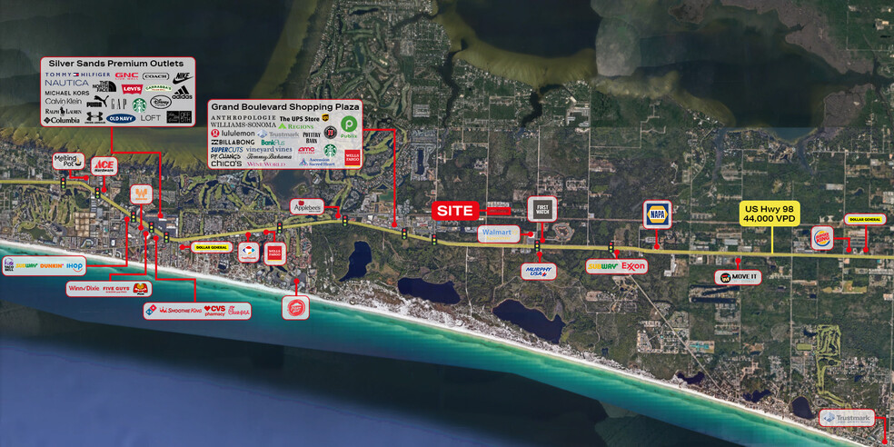 332 Goldsby rd, Santa Rosa Beach, FL à vendre - Aérien – Image 1 sur 8