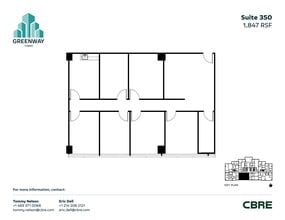 1231 Greenway Dr, Irving, TX à louer Plan de site– Image 1 sur 2