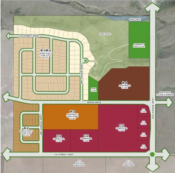 32nd Ave, Williston, ND à vendre - Plan cadastral – Image 3 sur 6