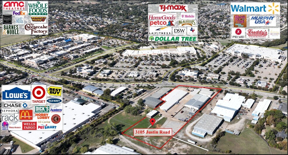3105 Justin Rd, Flower Mound, TX à louer - Aérien – Image 2 sur 13