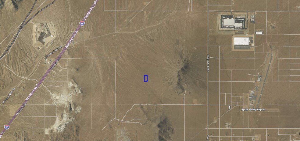 0 Los Padres Road, Apple Valley, CA à vendre - Aérien – Image 3 sur 3