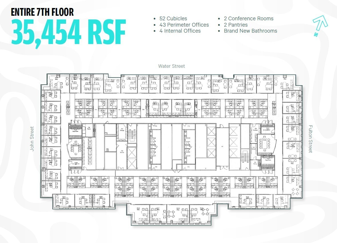 199 Water St, New York, NY à louer Plan d’étage– Image 1 sur 20