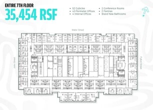 199 Water St, New York, NY à louer Plan d’étage– Image 1 sur 20