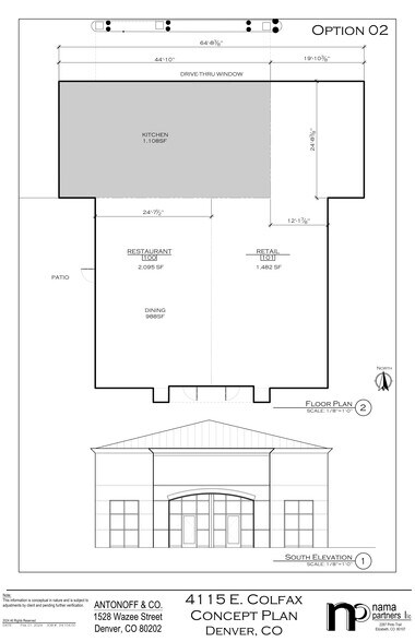 4115 E Colfax Ave, Denver, CO à louer - Plan de site – Image 2 sur 10