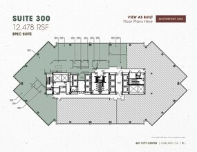 601 12th St, Oakland, CA à louer Plan d’étage– Image 2 sur 2