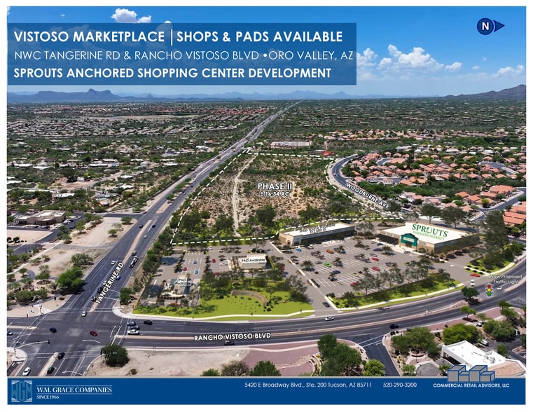 12101 N Woodburne Ave, Oro Valley, AZ à louer - Aérien – Image 1 sur 7