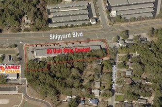 800 Shipyard Blvd, Wilmington, NC - Vue aérienne vue de carte