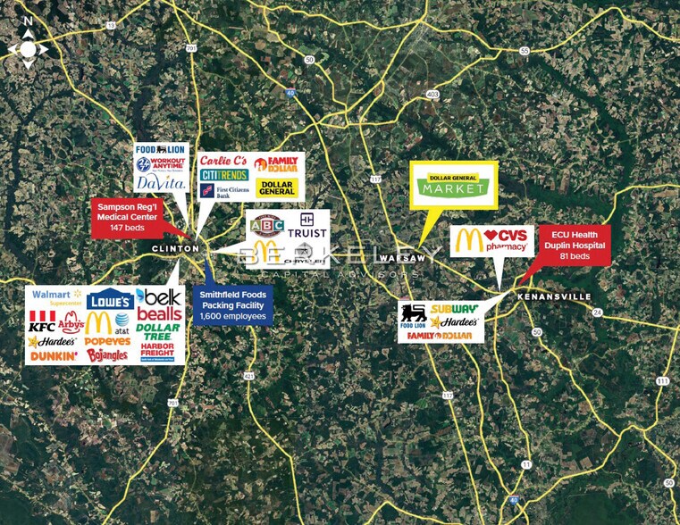 127 Kenansville Hwy, Warsaw, NC à vendre - Photo de l’immeuble – Image 3 sur 4