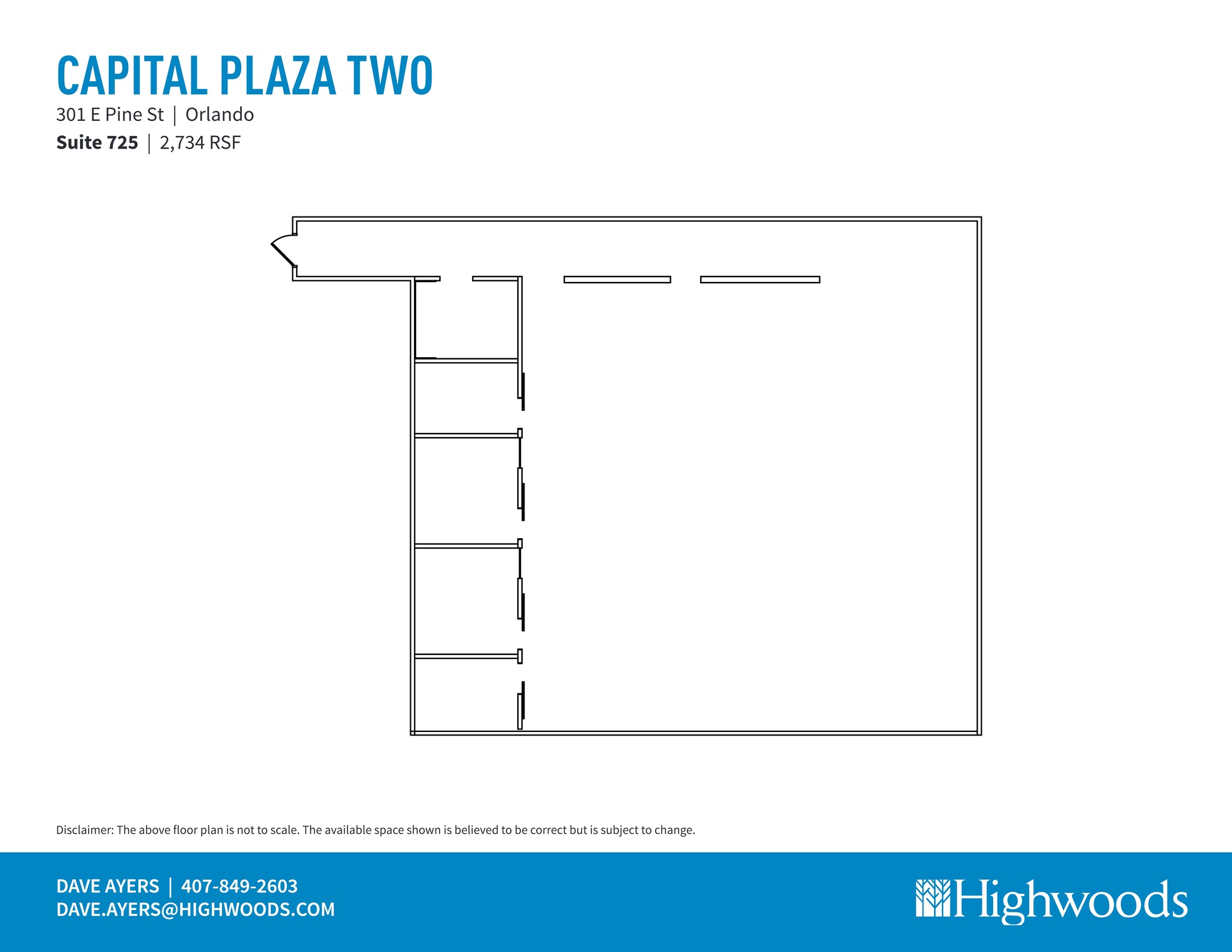 301 E Pine St, Orlando, FL à louer Plan de site– Image 1 sur 1