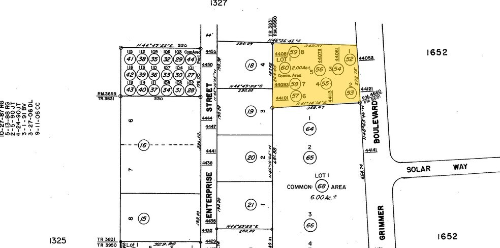 44081 S Grimmer Blvd, Fremont, CA à vendre - Plan cadastral – Image 3 sur 3