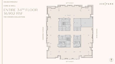 230 Park Ave, New York, NY à louer Plan d’étage– Image 1 sur 19