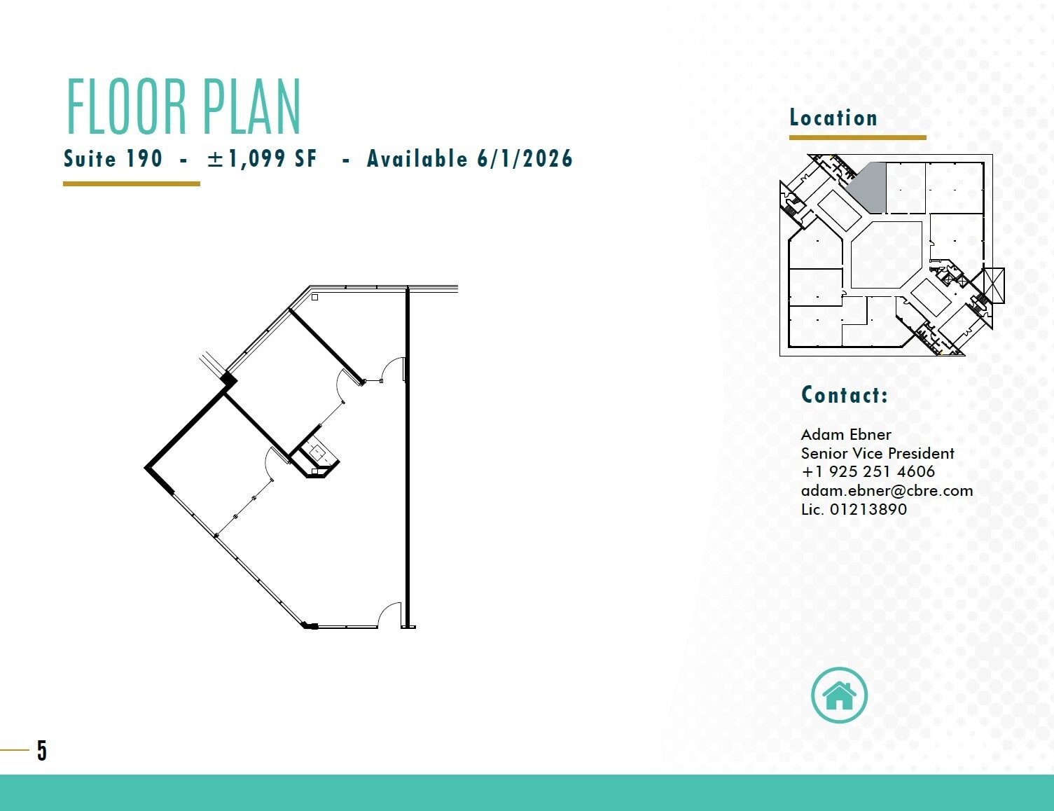 2333 San Ramon Valley Blvd, San Ramon, CA à louer Plan d’étage– Image 1 sur 1