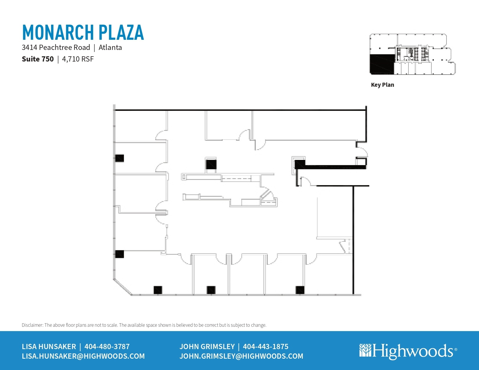 3414 Peachtree Rd NE, Atlanta, GA à louer Plan d’étage– Image 1 sur 1