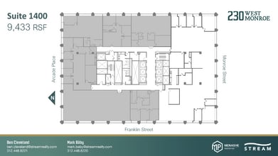 230 W Monroe St, Chicago, IL à louer Plan d’étage– Image 1 sur 1