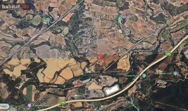 Gelida, BAR - Vue aérienne vue de carte