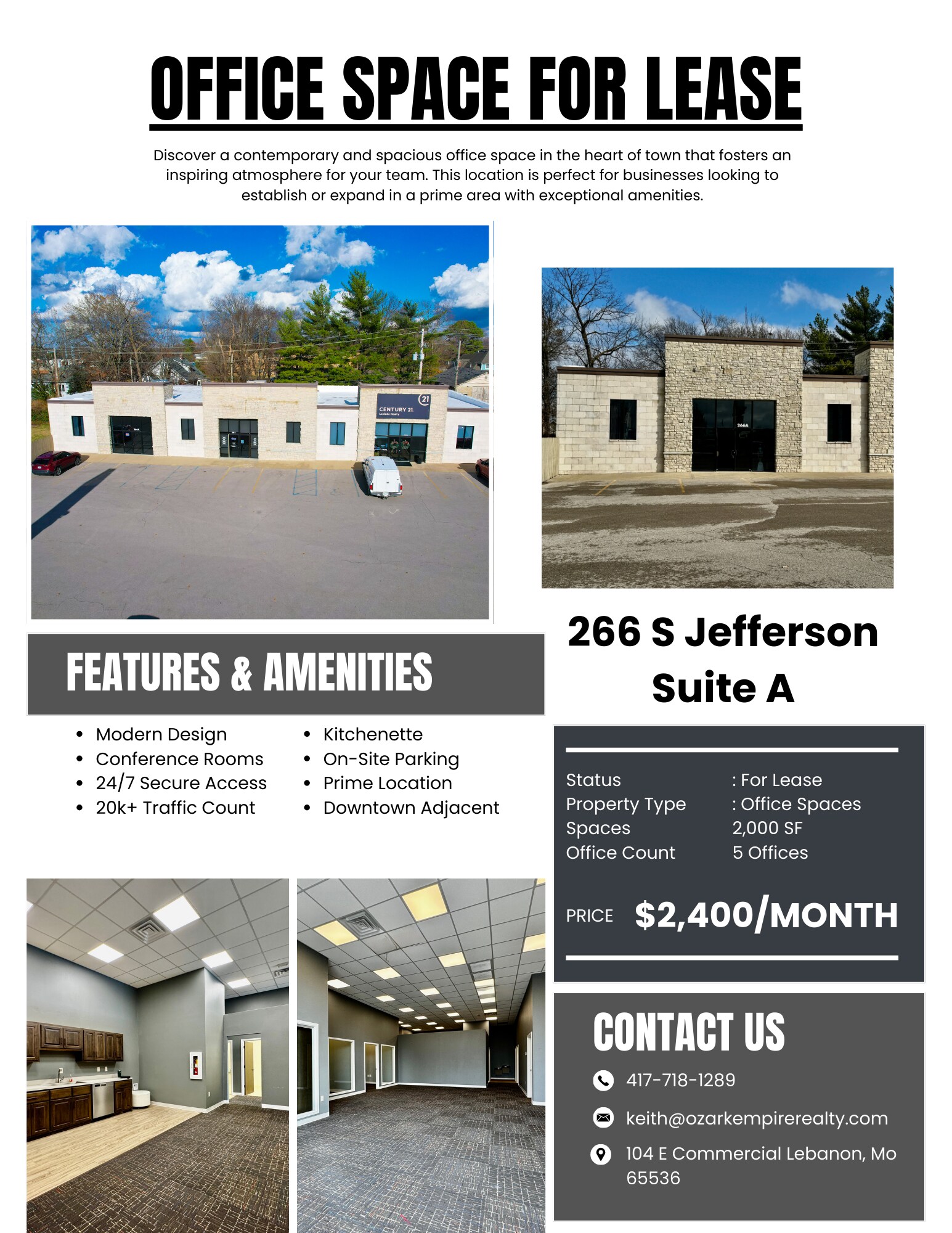 266 S Jefferson Ave, Lebanon, MO à louer Photo principale– Image 1 sur 21