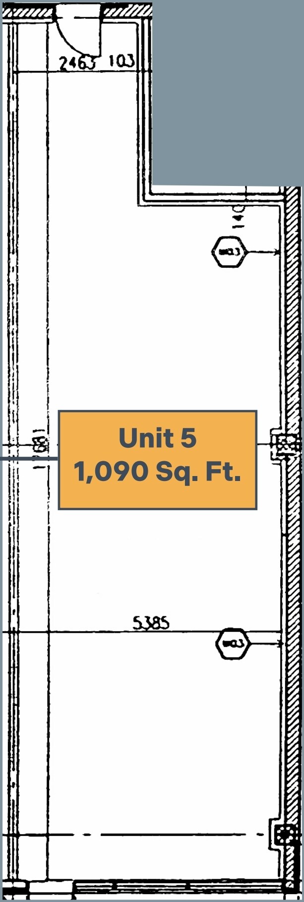 114 Lakeshore Rd E, Mississauga, ON à louer Plan d’étage– Image 1 sur 1