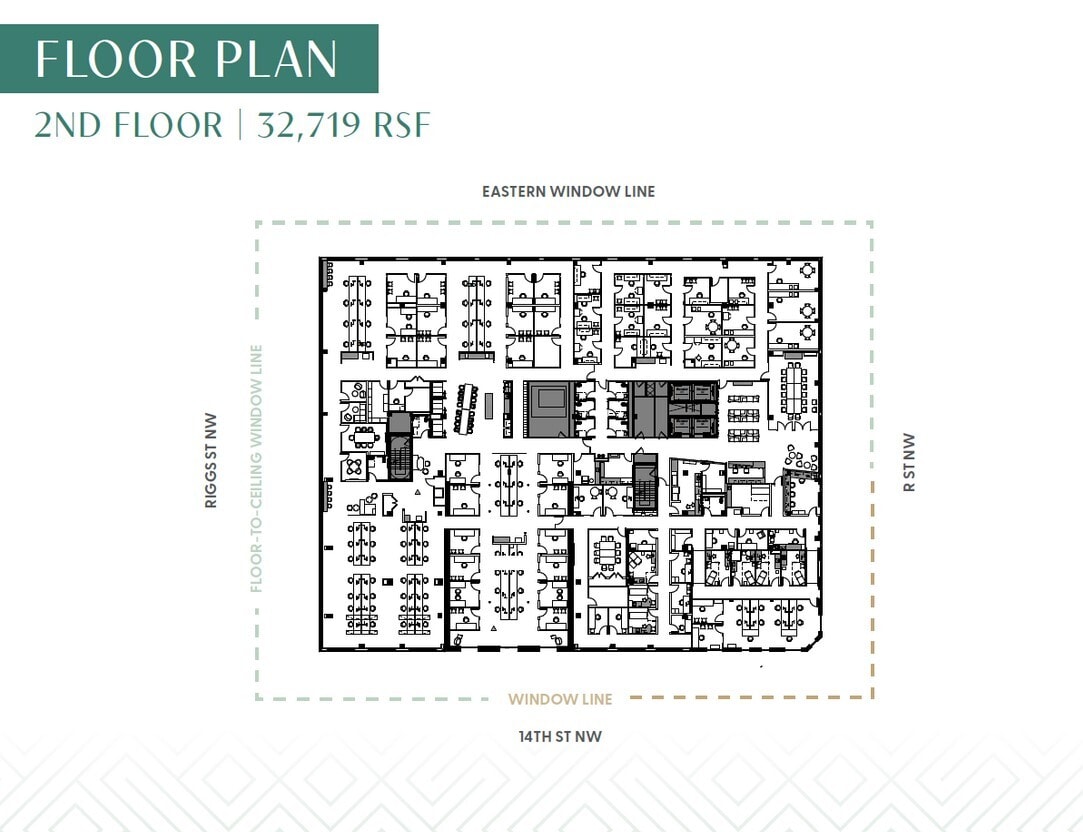 1377 R St NW, Washington, DC à louer Plan d’étage– Image 1 sur 9