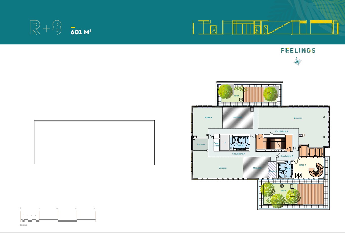 Bureau dans Bagneux à louer Plan d’étage type– Image 1 sur 1