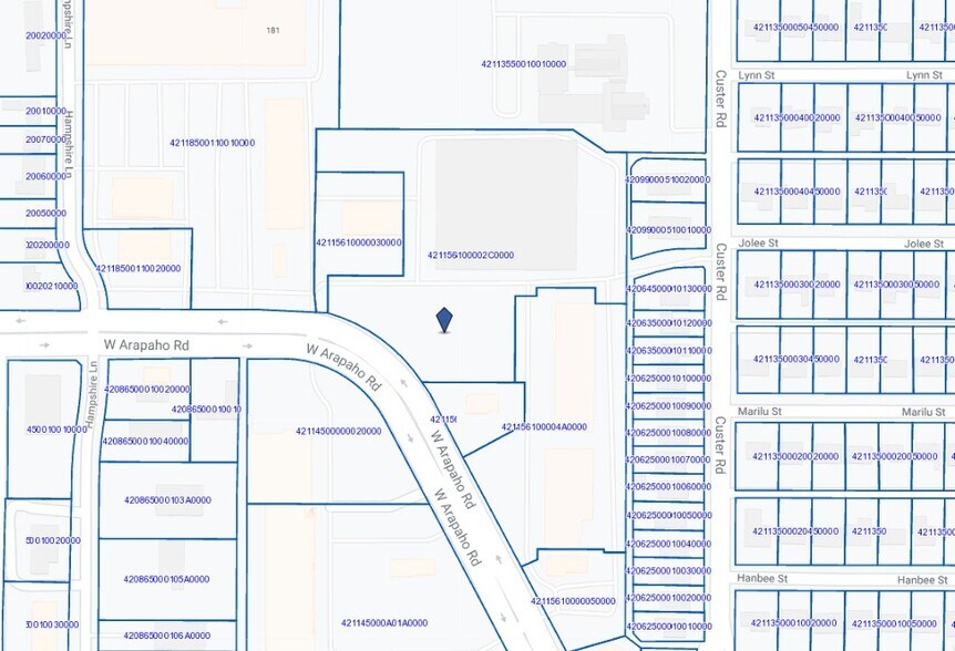 520 W Arapaho Rd, Richardson, TX à vendre - Plan cadastral – Image 2 sur 2