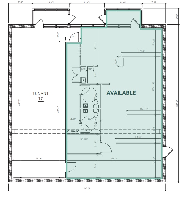 1515 E North Ave, Milwaukee, WI à louer Plan d’étage– Image 1 sur 1