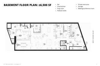 5211 W Adams Blvd, Los Angeles, CA à louer Plan d’étage– Image 2 sur 4