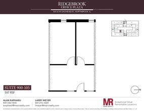 900 Skokie Blvd, Northbrook, IL à louer Plan d’étage– Image 1 sur 1