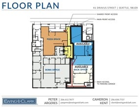 41 Dravus St, Seattle, WA à louer Plan d’étage– Image 1 sur 1