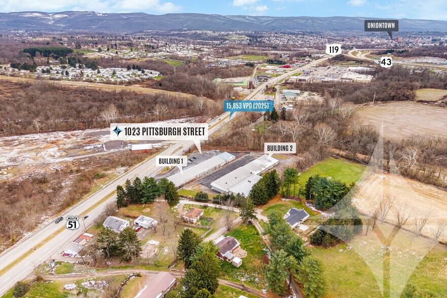 1023 Pittsburgh Rd, Uniontown, PA à louer - Photo de l’immeuble – Image 2 sur 11