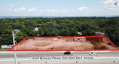 2816 Gulf Breeze Pky, Gulf Breeze, FL - Vue aérienne vue de carte