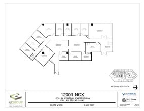12001 N Central Expy, Dallas, TX à louer Plan d’étage– Image 1 sur 1