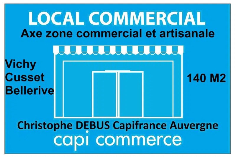 Local commercial dans Cusset à louer Photo de l’immeuble– Image 1 sur 2