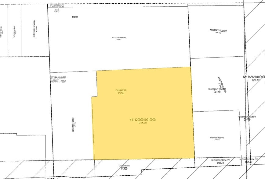 3802 Big A Rd, Rowlett, TX à vendre - Plan cadastral – Image 3 sur 3