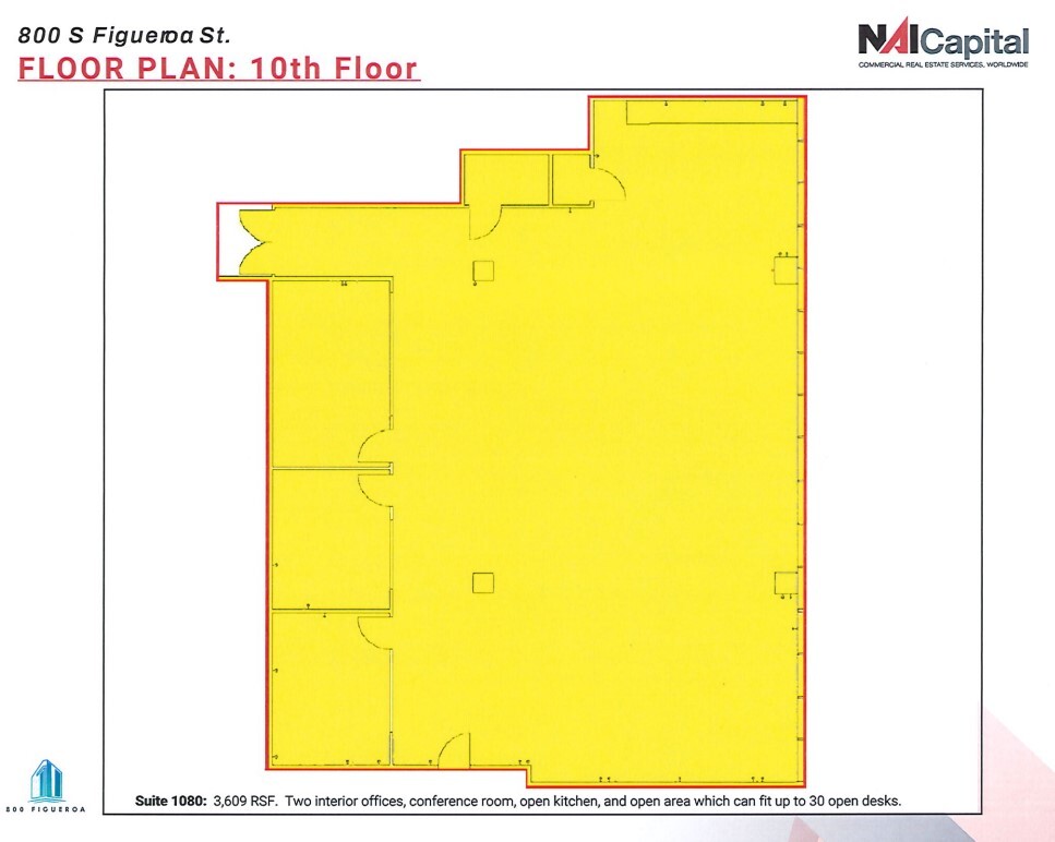 800 S Figueroa St, Los Angeles, CA à louer Plan d’étage– Image 1 sur 1