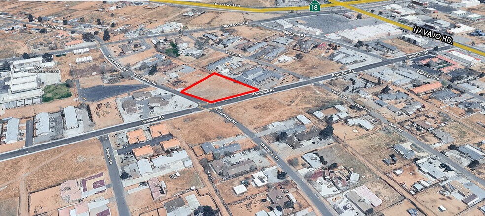 NE corner of Powhatan Rd rd, Apple Valley, CA à vendre - Photo de l’immeuble – Image 2 sur 4