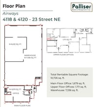 4120 23 St NE, Calgary, AB à louer Plan d’étage– Image 1 sur 1