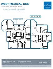 12121 Richmond Ave, Houston, TX à louer Plan d’étage– Image 2 sur 2