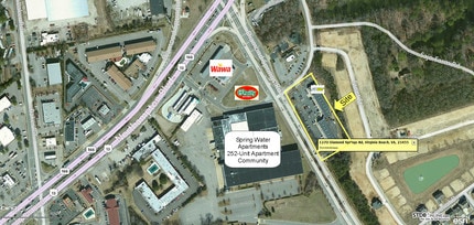 1270 Diamond Springs Rd, Virginia Beach, VA - VUE AÉRIENNE vue de carte