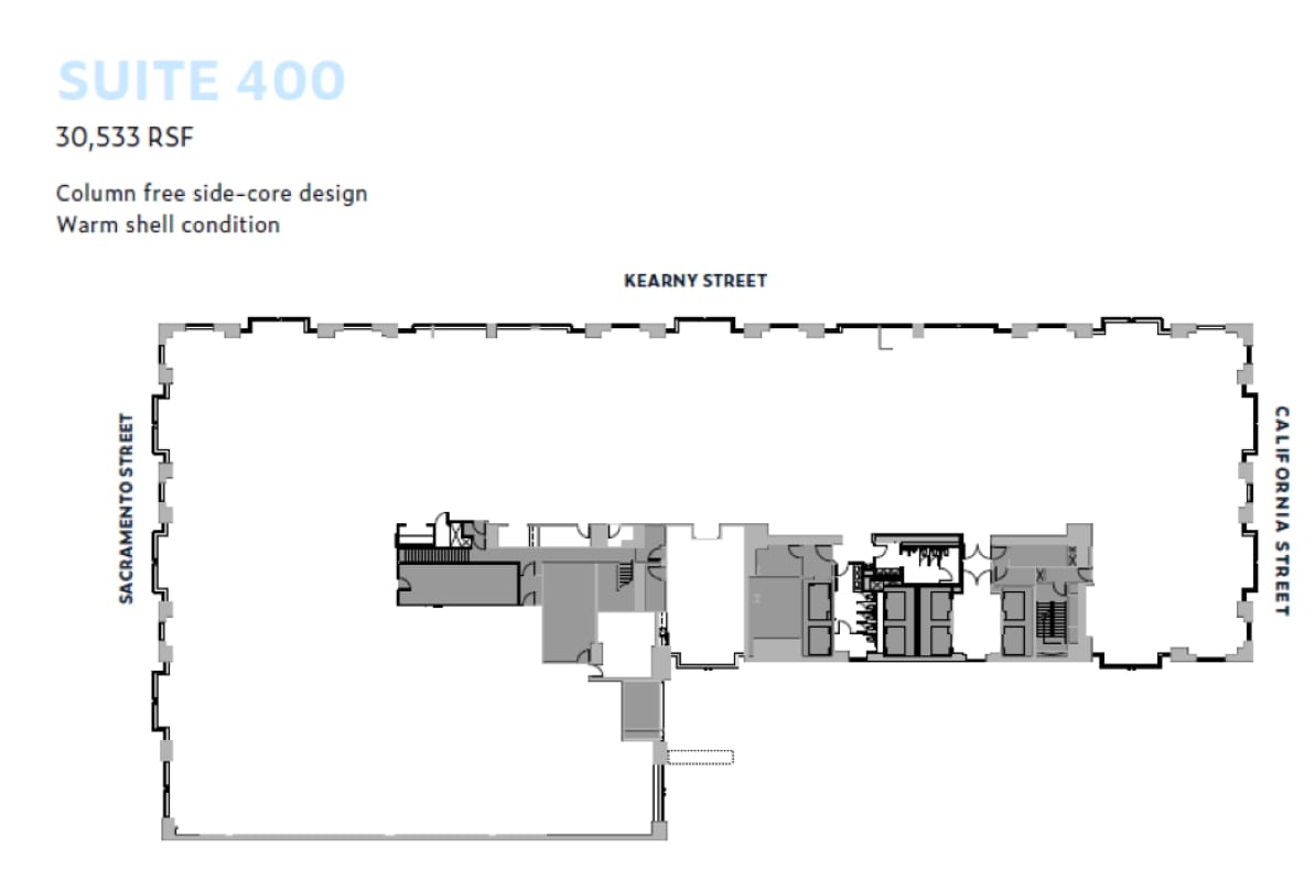 600 California St, San Francisco, CA à louer Plan d’étage– Image 1 sur 1