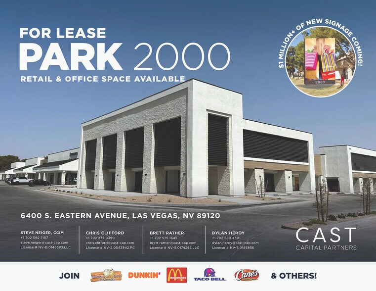6400 S Eastern Ave, Las Vegas, NV à louer - Photo de l’immeuble – Image 1 sur 12