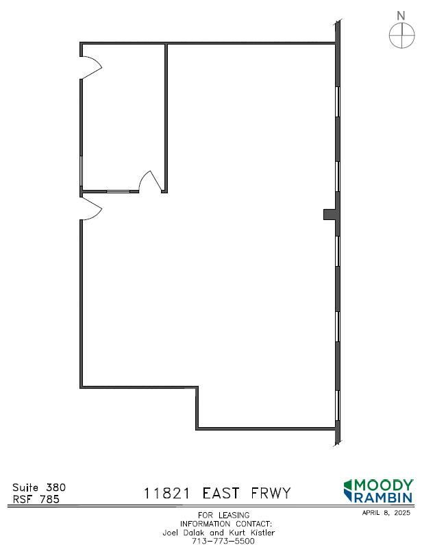 11821 E I-10 Fwy, Houston, TX à louer Plan d’étage– Image 1 sur 1