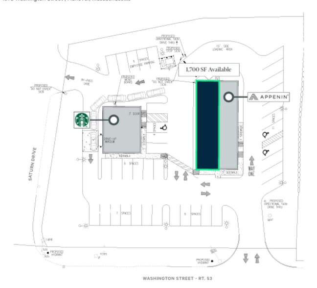 1978 Washington St, Hanover, MA à louer - Plan de site – Image 3 sur 4