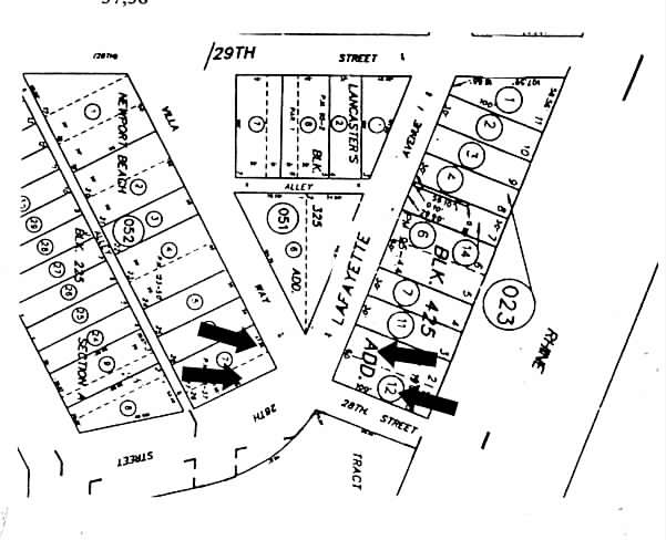 2800 Lafayette Ave, Newport Beach, CA à louer - Plan cadastral – Image 2 sur 8