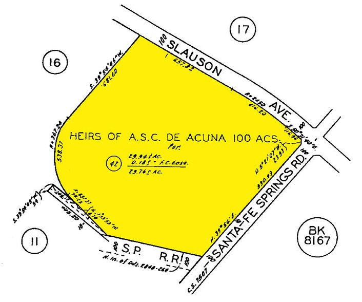 12540 Slauson Ave, Santa Fe Springs, CA à louer - Plan cadastral – Image 3 sur 3