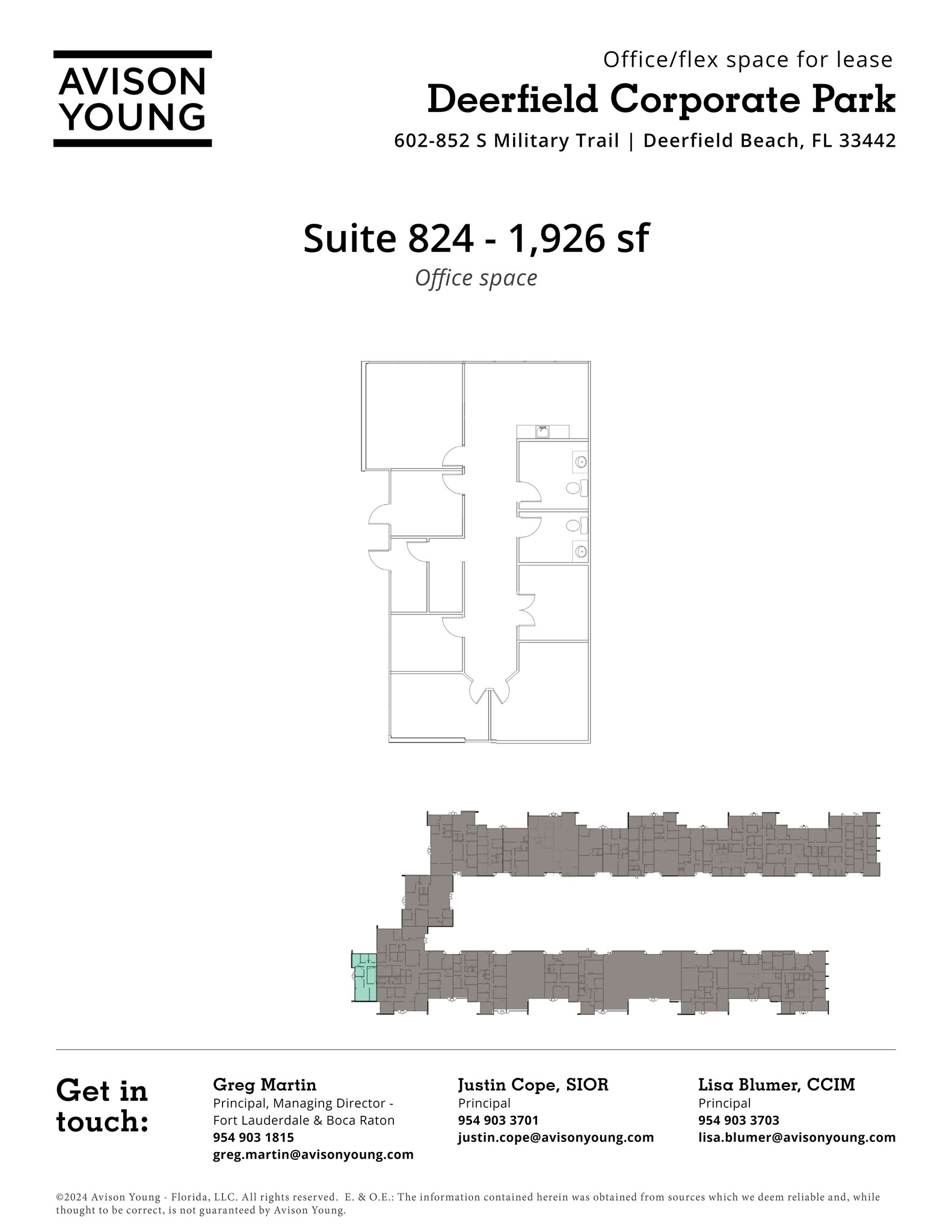 602 S Military Trl, Deerfield Beach, FL à louer Plan de site– Image 1 sur 1