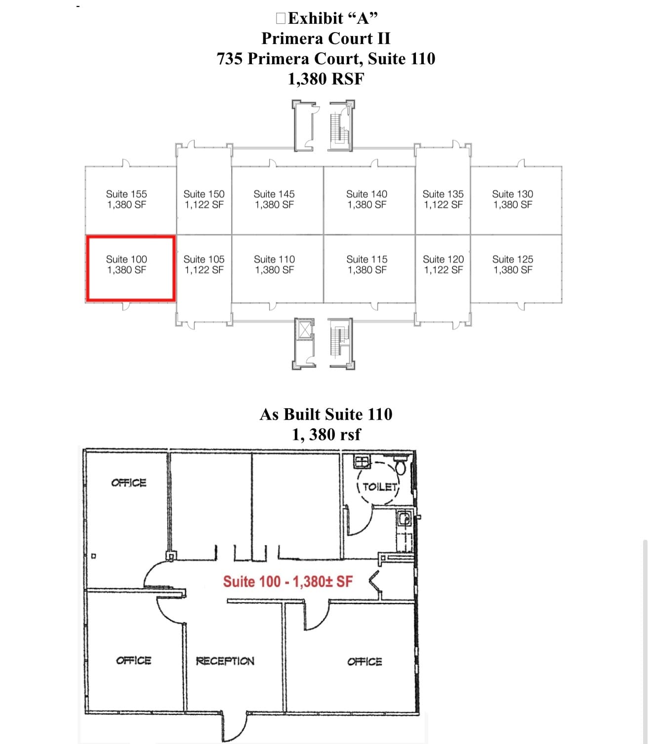 735 Primera Blvd, Lake Mary, FL à louer Plan d’étage– Image 1 sur 2