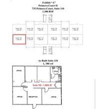735 Primera Blvd, Lake Mary, FL à louer Plan d’étage– Image 1 sur 2