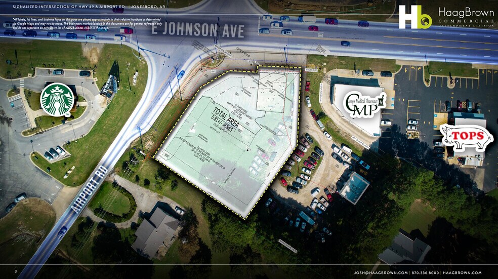 1722 Airport Rd, Jonesboro, AR à vendre - Plan cadastral – Image 3 sur 8